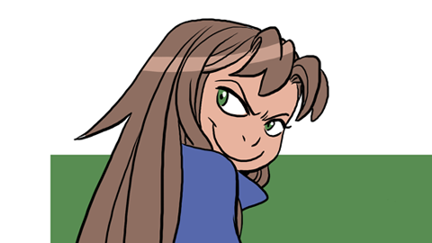Sette Frummagem, the Beautius and Fierce young protagonist of Unsounded looking bratty